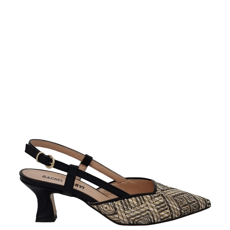 Décolleté chanel viktoria nero con tacco basso comodo