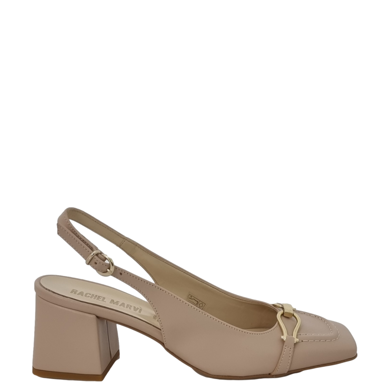 Décolleté cipria 2025 tacco largo