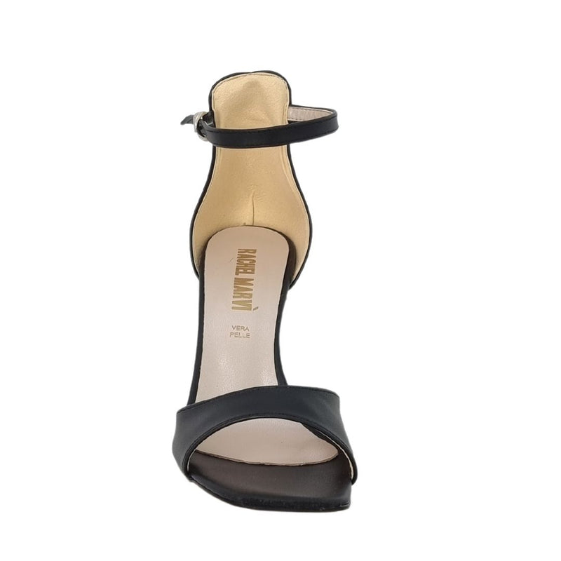 Risparmia Alla Grande Su Sandali In Pelle Nera Da Donna High Sense Punta Quadrata Morbida, Tacchi Estivi Leggeri In Grandi Quantà | Le Migliori