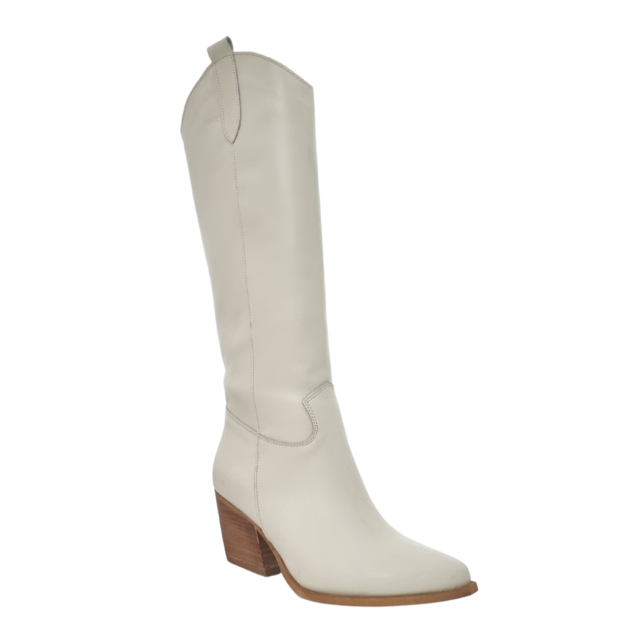 Stivali alti panna discount