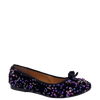 Ballerine con paillettes nero violet F/W