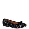 Ballerine con paillettes nero silver F/W