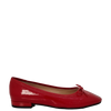 Ballerine in vernice rosso con fiocchetto F/W