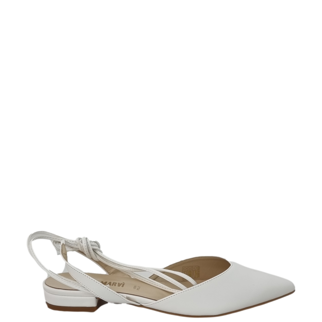 Ballerine bianche sales a punta