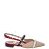 Ballerine chanel a punta nude multicolor