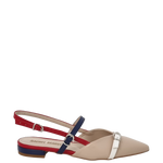 Ballerine chanel a punta nude multicolor