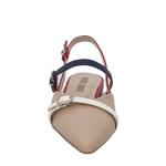 Ballerine chanel a punta nude multicolor