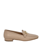 Mocassini con accessorio vera pelle nude