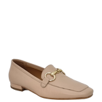 Mocassini con accessorio vera pelle nude
