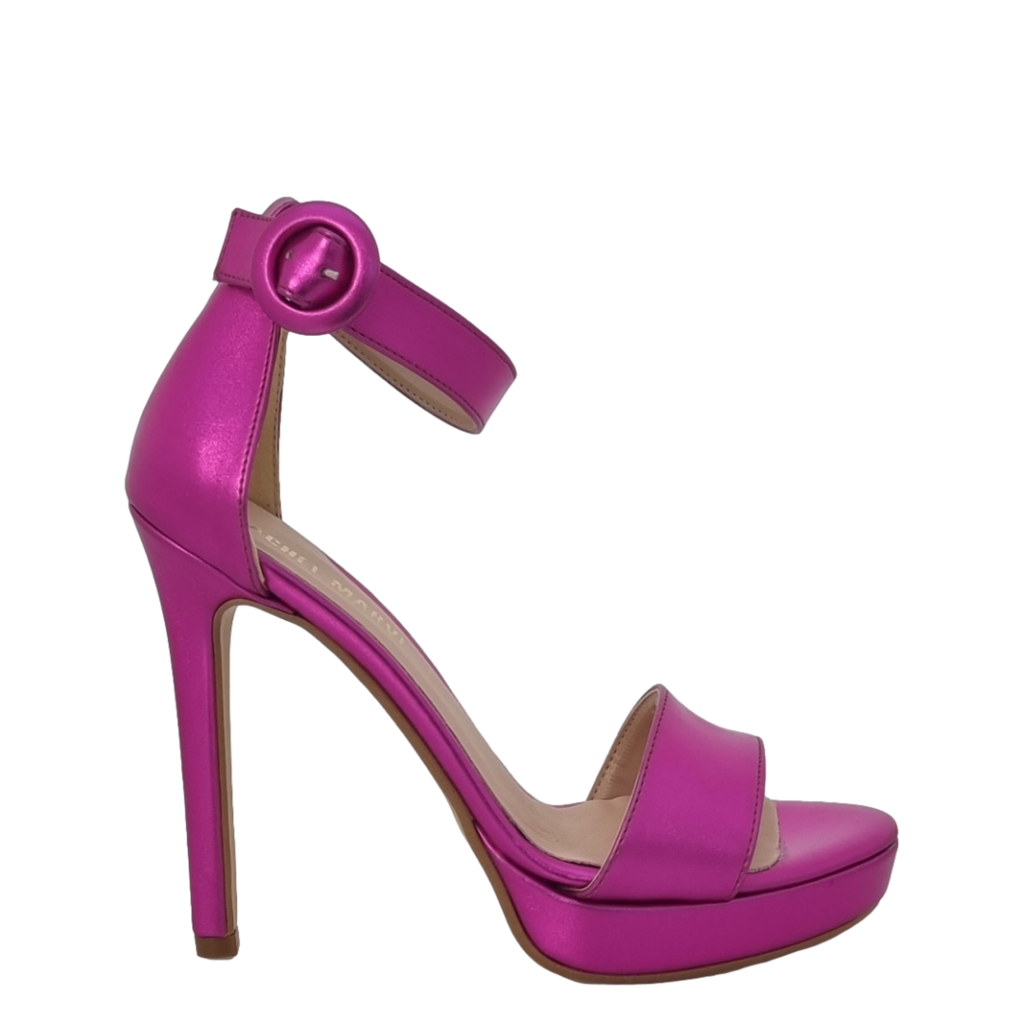 Sandali con tacco fuxia best sale