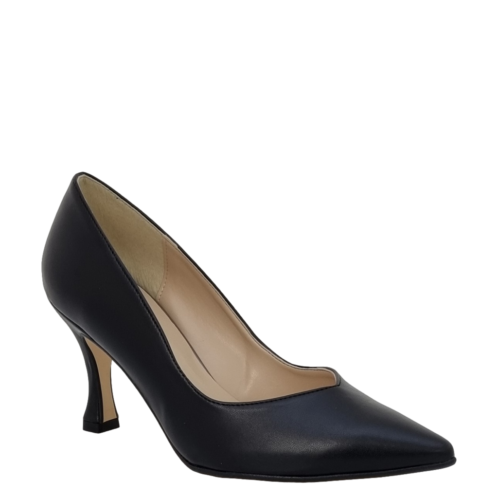 Décolleté nero scollo a V