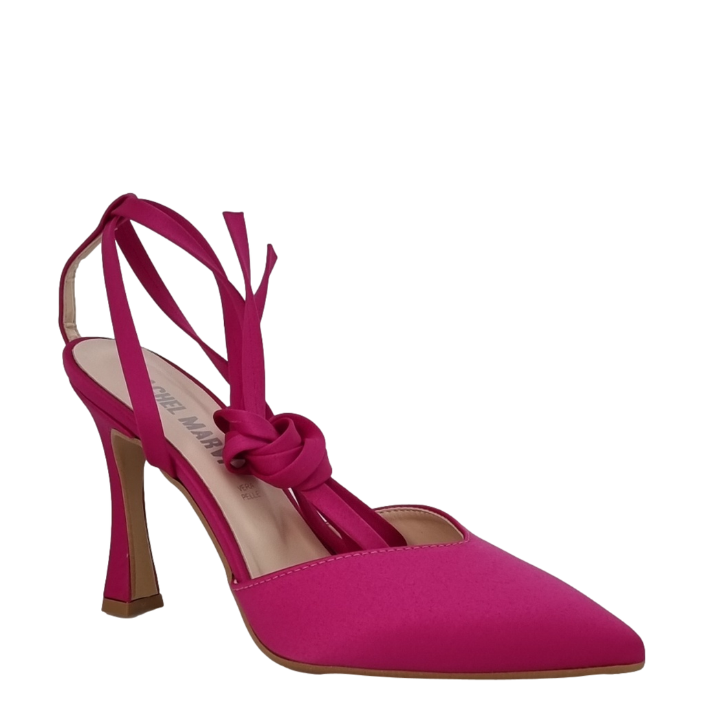 Décolleté mignon raso fuxia alla schiava