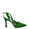 Décolleté mignon raso verde alla schiava