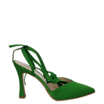 Décolleté mignon raso verde alla schiava
