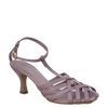 Sandali ragnetto con tacco raso glicine