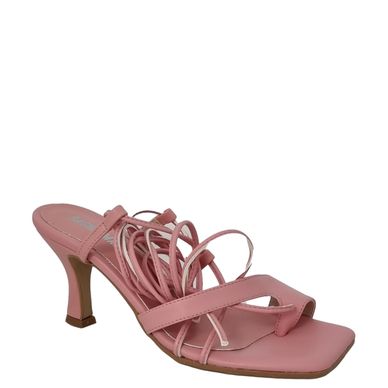 Sandali infradito alla schiava pelle rosa