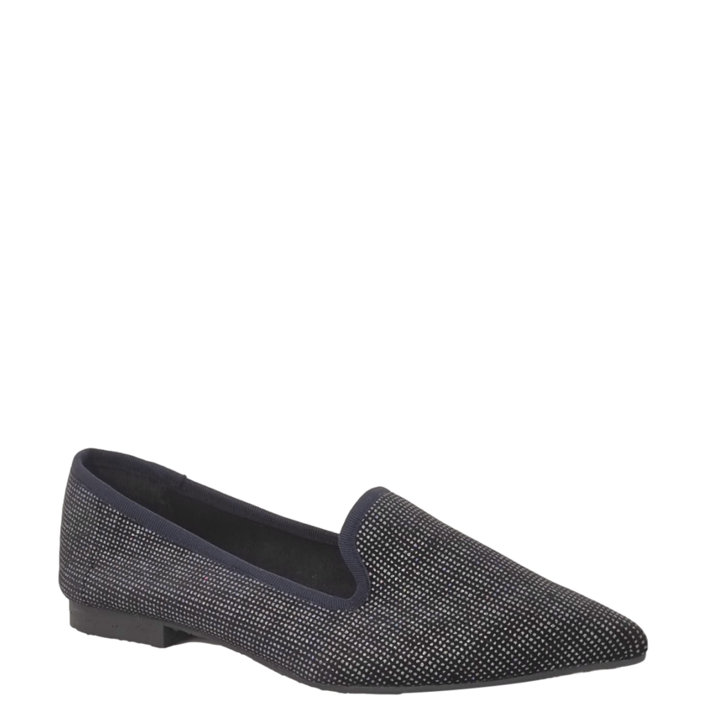 Ballerine multistrass blu a punta F/W