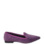 Ballerine fuxia a punta in vellutino F/W
