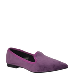 Ballerine fuxia a punta in vellutino F/W