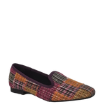 Ballerine multicolor viola a punta tonda in tessutoF/W