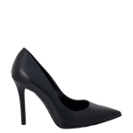 Décolleté tacco alto a spillo in pelle nero F/W
