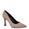 Décolleté tacco alto in camoscio beige F/W