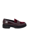 Mocassini naplak e velluto bordeaux F/W