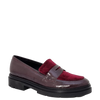 Mocassini naplak e velluto bordeaux F/W
