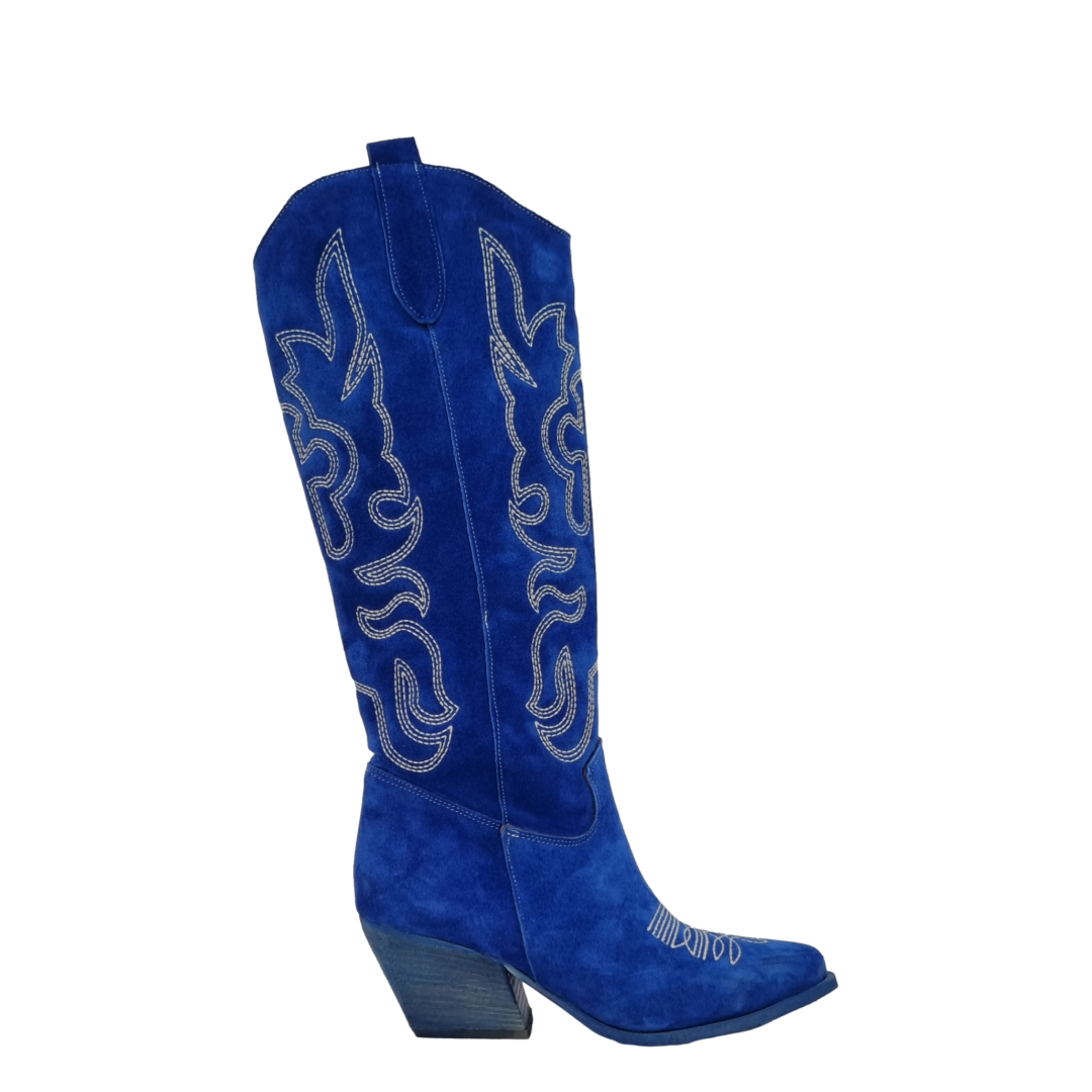 Stivali 2025 blu alti